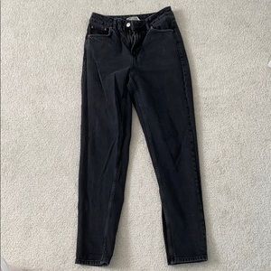 Black topshop mom jeans